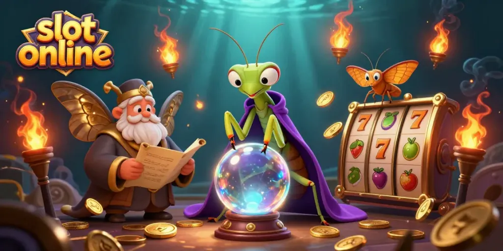 Experience thrilling gameplay with slot online featuring mystical fortune tellers and floating oracles.
