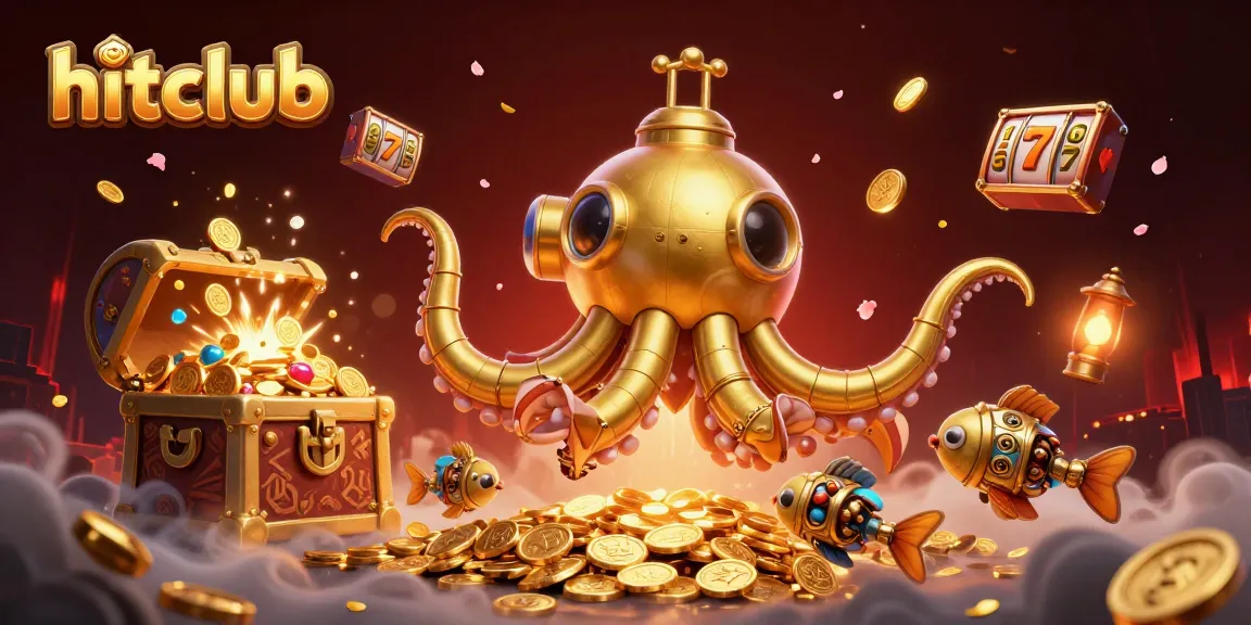 Win big at hitclub with immersive underwater slots, featuring the golden kraken and rich treasures.