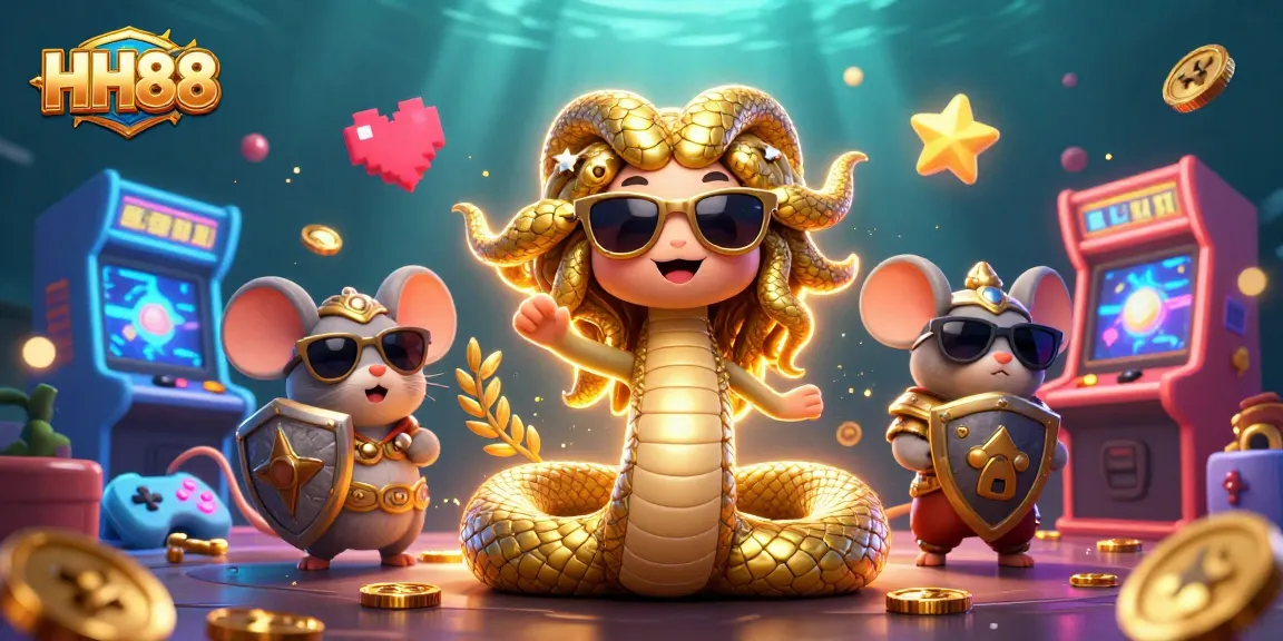 Play at HH88 and win big in immersive casino games featuring dynamic colorful elements.