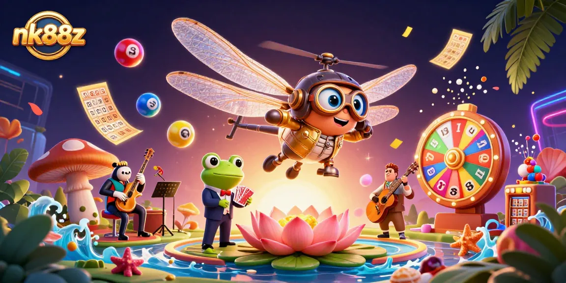 Engage in thrilling gameplay with nk88z at an exciting lily pad casino.
