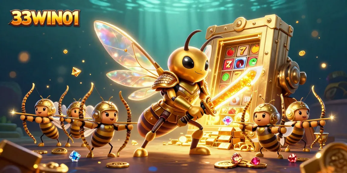 Experience the thrill of winning at 33WIN01 with dynamic slot visuals and vibrant treasure features