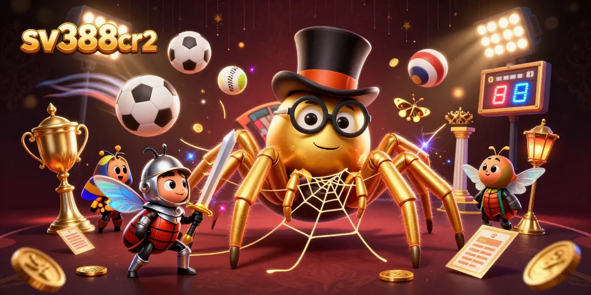 Experience the thrill of sv388cr2 with golden themed characters and dynamic betting elements in a vibrant casino scene.