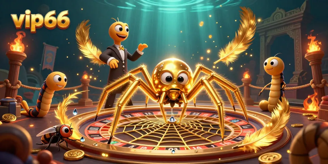 Engage in thrilling betting action at vip66 with a vibrant 3D casino illustration.