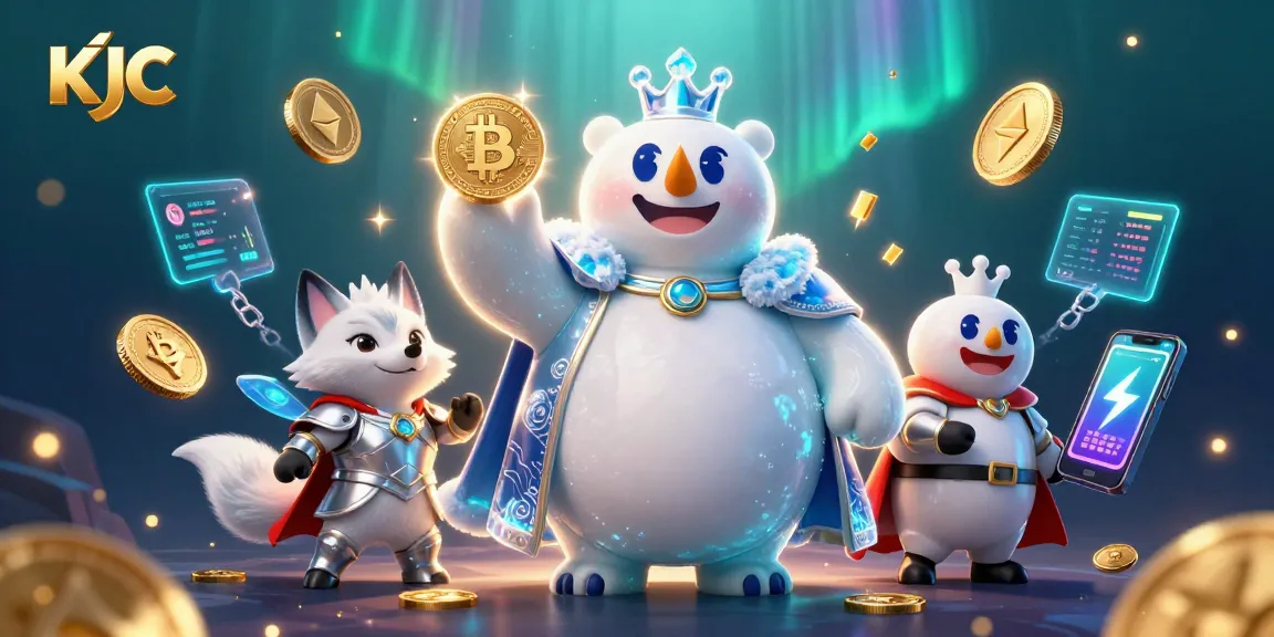 Engage with KJC’s electrifying entertainment environment featuring polar bear royalty and crypto elements.