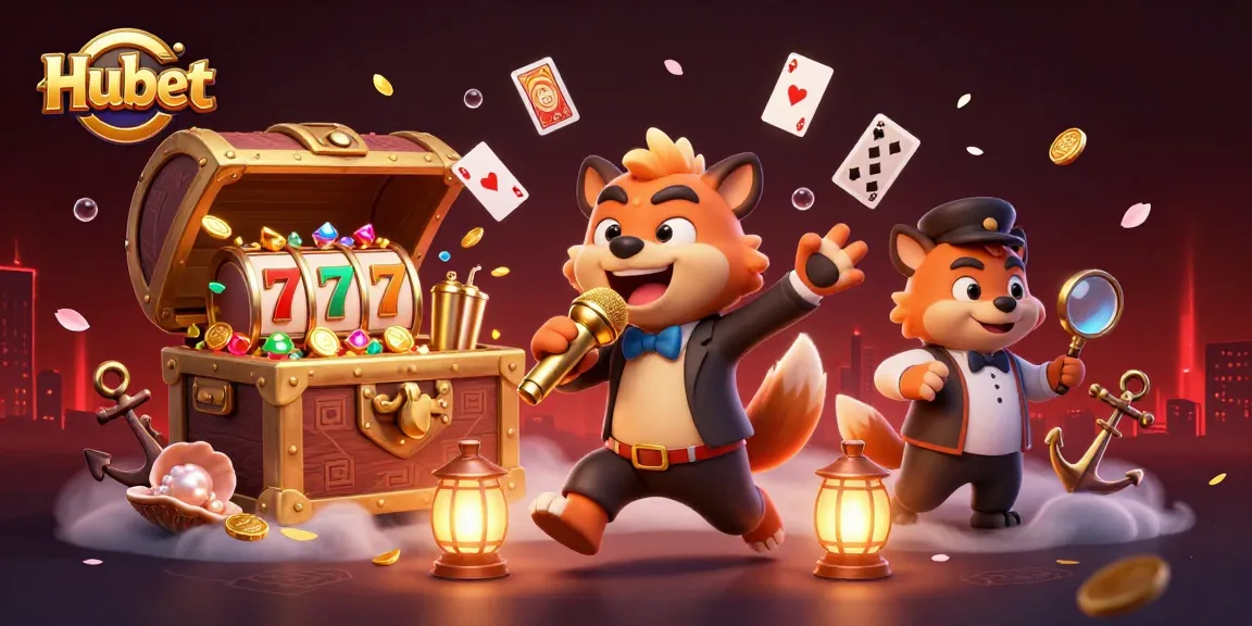 Experience Hubet's vibrant casino atmosphere with hyenas embodying laughter and excitement!