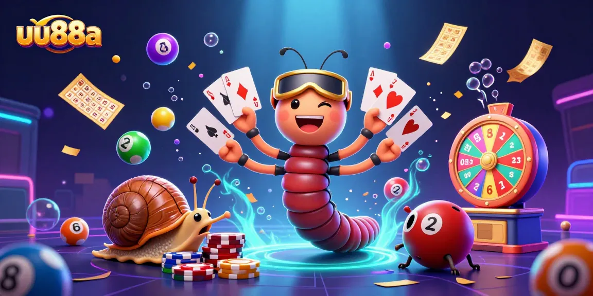 Experience excitement with the uu88a dealer and vibrant lottery elements in this illustrative scene.