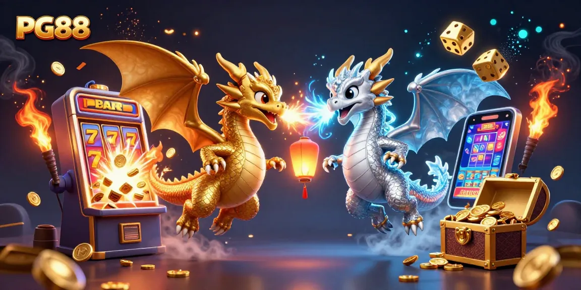 Experience the thrilling world of PG88 with dynamic 3D dragons and explosive casino elements!