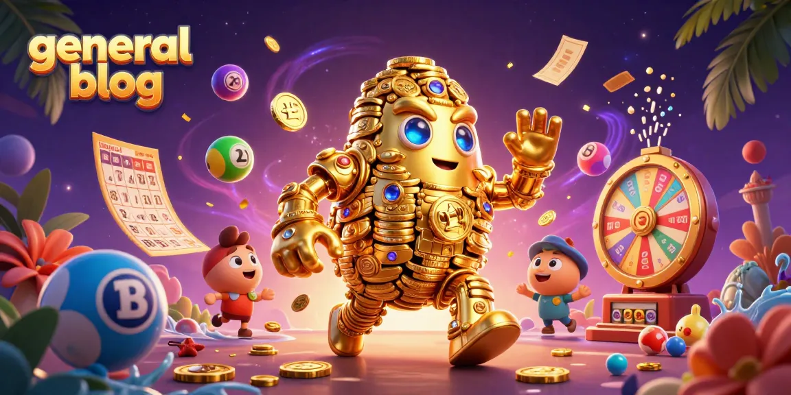 Experience thrilling gaming features on the general blog with a vibrant lottery scene.