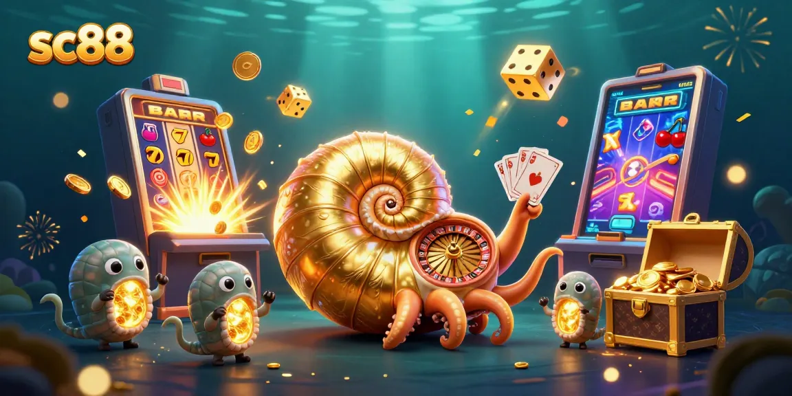 Win big now at sc88 with an illustrated nautilus roulette wheel, treasure, and excitement!