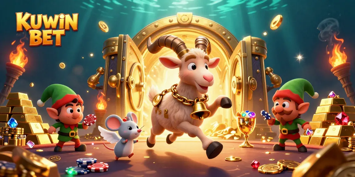 Join the festive fun at KUWIN BET's casino with Krampus, angel mouse, and elf gremlins.