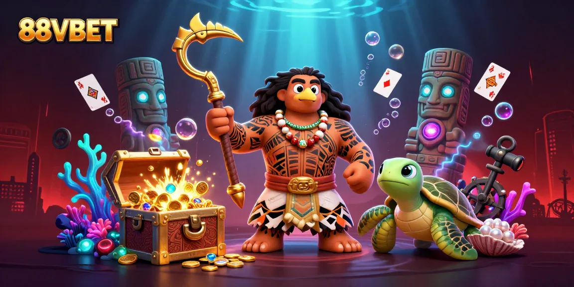 Win big at 88VBET with vibrant gaming scenes featuring exciting characters and treasures.